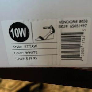 Size 10.5 W Bridal Wedges